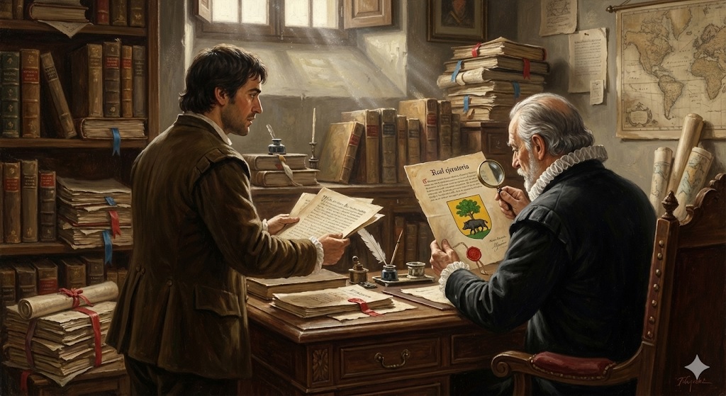 Portada de la Real Ejecutoria